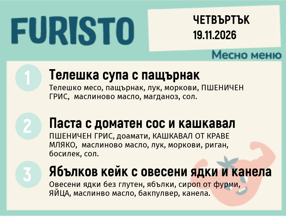 Меню 19.11 месно 200гр.